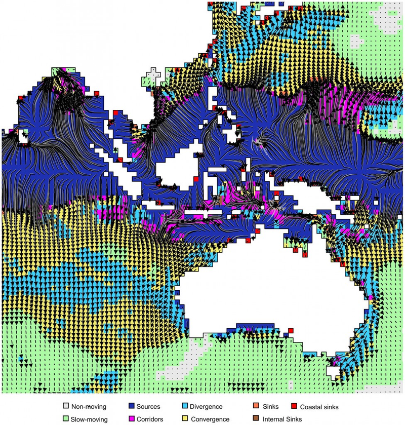 Illustration for article titled These maps show where species will have to go as climate changes